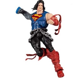 McFarlane DC BUILD A 7" FIGURES WV4 4 Death Metal Superman, Multicolor, DC BUILD-A 7" FIGURES WV4, 15417-7